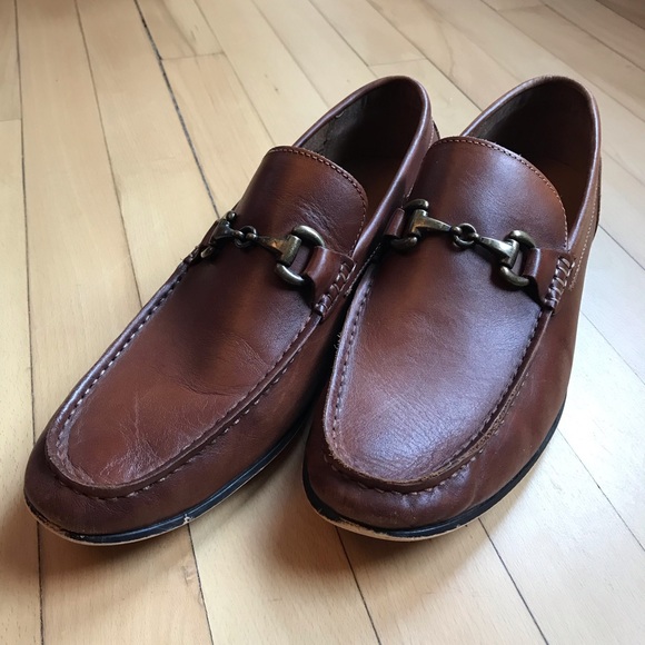 Kenneth Cole Brown Bit Loafers Mens 5 